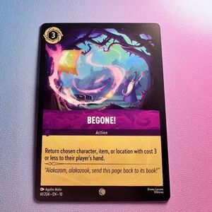 begone! - 61/204 (common) — lorcana: whispers in the well